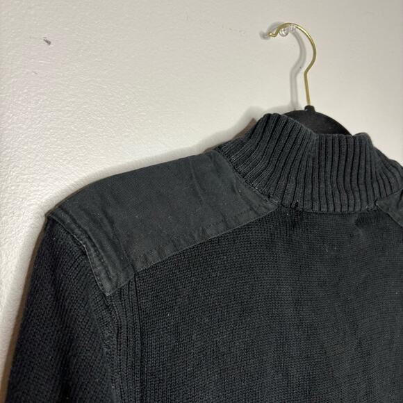 Oscar de la Renta black 100% cotton sweater women’s size medium black label - Picture 5 of 6